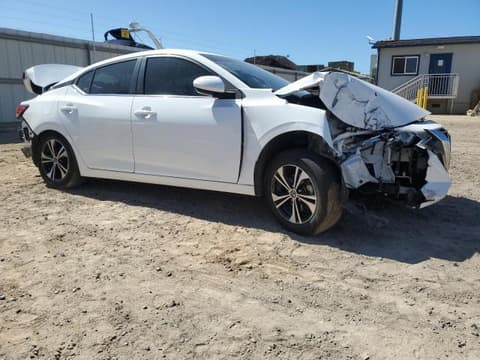 2022 Nissan Sentra, VIN 3N1AB8CV8NY319215. Фото 4 з 6 з аукціону Copart. Каталог авто зі США OpenDataCar.