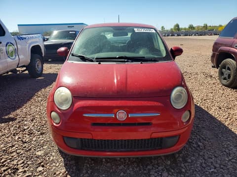 2015 Fiat 500, VIN 3C3CFFAR0FT545451. Фото 5 из 6 с аукциона Copart. Каталог авто из США OpenDataCar.