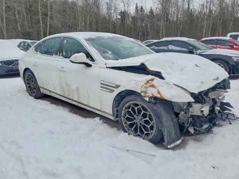 2021 Genesis G80, VIN KMTGB4SCXMU063856. Фото 4 з 6 з аукціону Copart. Каталог авто зі США OpenDataCar.