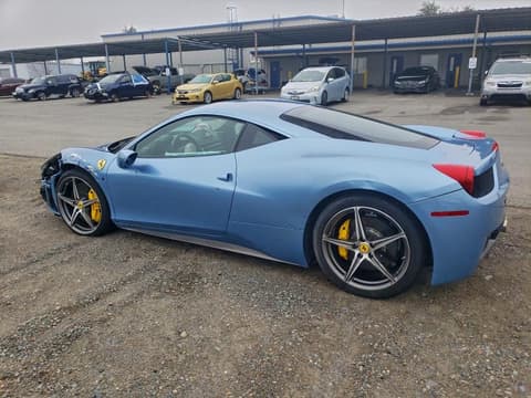 2012 Ferrari 458 Italia, VIN ZFF67NFA6C0182991. Фото 2 з 6 з аукціону Copart. Каталог авто зі США OpenDataCar.