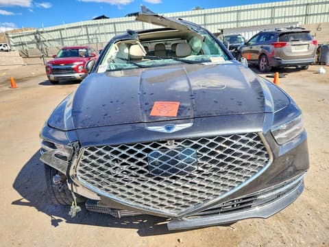 2022 Genesis G90, VIN KMTF34PA3NU096439. Photo 5 of 6 from Copart auction. OpenDataCar US salvage catalog.
