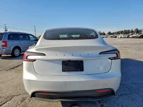 2025 Tesla Model 3, VIN 5YJ3E1EA5SF991495. Фото 6 з 6 з аукціону Copart. Каталог авто зі США OpenDataCar.