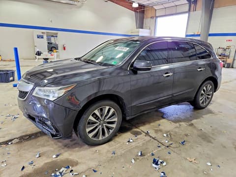 2016 Acura MDX, VIN 5FRYD4H40GB046153. Фото 1 з 6 з аукціону Copart. Каталог авто зі США OpenDataCar.