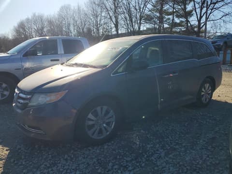2014 Honda Odyssey, VIN 5FNRL5H63EB127936. Фото 1 з 6 з аукціону Copart. Каталог авто зі США OpenDataCar.