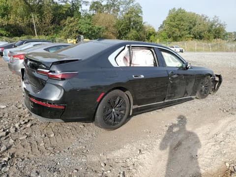 2024 Bmw i7, VIN WBY53EJ0XRCR61336. Фото 3 из 6 с аукциона Copart. Каталог авто из США OpenDataCar.
