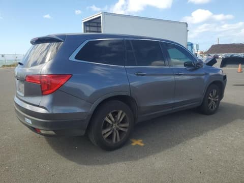 2017 Honda Pilot, VIN 5FNYF5H31HB006254. Фото 3 з 6 з аукціону Copart. Каталог авто зі США OpenDataCar.