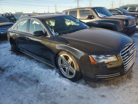 2012 Audi A8 Quattro, VIN WAUAVAFD5CN034798. Фото 4 з 6 з аукціону Copart. Каталог авто зі США OpenDataCar.