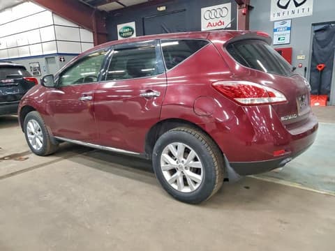 2012 Nissan Murano, VIN JN8AZ1MW8CW225884. Фото 2 з 6 з аукціону Copart. Каталог авто зі США OpenDataCar.