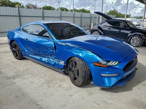 2021 Ford Mustang, VIN 1FA6P8TH7M5129129. Фото 4 з 6 з аукціону Copart. Каталог авто зі США OpenDataCar.