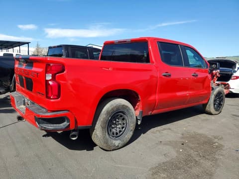2022 Chevrolet Silverado, VIN 1GCPWBEKXNZ189956. Photo 3 of 6 from Copart auction. OpenDataCar US salvage catalog.