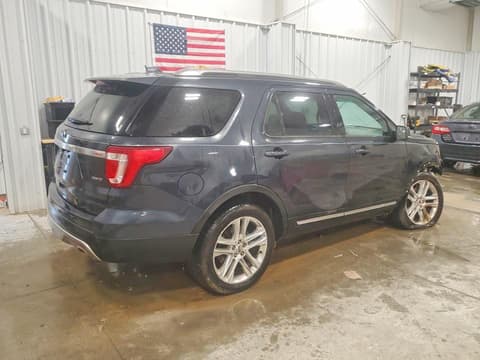 2017 Ford Explorer, VIN 1FM5K8D89HGA53468. Фото 3 з 6 з аукціону Copart. Каталог авто зі США OpenDataCar.