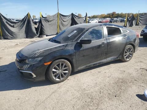 2021 Honda Civic, VIN 19XFC1F3XME004840. Фото 1 з 6 з аукціону Copart. Каталог авто зі США OpenDataCar.