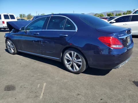 2018 Mercedes benz C, VIN 55SWF4JB9JU266120. Фото 2 из 6 с аукциона Copart. Каталог авто из США OpenDataCar.