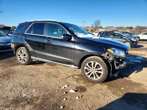 2016 Mercedes-benz GLE-Class, VIN 4JGDA5HB2GA624612. Photo 4 of 6 from Copart auction. OpenDataCar US salvage catalog.
