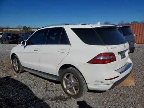 2014 Mercedes-benz ML-Class, VIN 4JGDA5JB5EA299199. Фото 2 з 6 з аукціону Copart. Каталог авто зі США OpenDataCar.