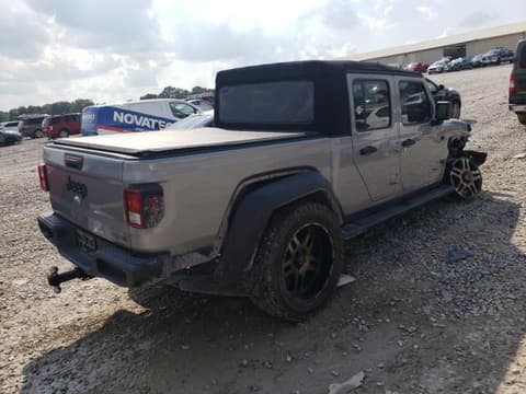 2020 Jeep Gladiator, VIN 1C6JJTAG7LL126168. Фото 3 из 6 с аукциона Copart. Каталог авто из США OpenDataCar.