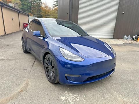 2021 Tesla Model Y, VIN 5YJYGDEF1MF140908. Фото 1 з 6 з аукціону Copart. Каталог авто зі США OpenDataCar.