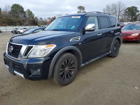 2017 Nissan Armada, VIN JN8AY2NE4H9706395. Фото 1 з 6 з аукціону Copart. Каталог авто зі США OpenDataCar.