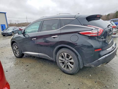 2015 Nissan Murano, VIN 5N1AZ2MH6FN217582. Фото 2 з 6 з аукціону Copart. Каталог авто зі США OpenDataCar.