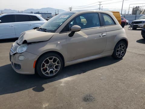 2012 Fiat 500, VIN 3C3CFFBR0CT213214. Фото 1 з 6 з аукціону Copart. Каталог авто зі США OpenDataCar.