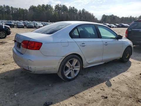 2011 Volkswagen Jetta, VIN 3VWDZ7AJ1BM370586. Фото 3 з 6 з аукціону Copart. Каталог авто зі США OpenDataCar.