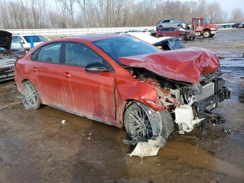 2022 Kia Forte, VIN 3KPF54AD6NE488017. Фото 4 з 6 з аукціону Copart. Каталог авто зі США OpenDataCar.