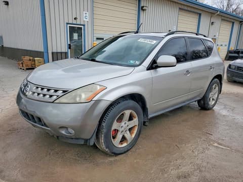 2004 Nissan Murano, VIN JN8AZ08W04W328819. Photo 1 of 6 from Copart auction. OpenDataCar US salvage catalog.