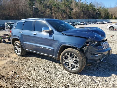 2020 Jeep Grand Cherokee, VIN 1C4RJECG6LC407849. Photo 4 of 6 from Copart auction. OpenDataCar US salvage catalog.