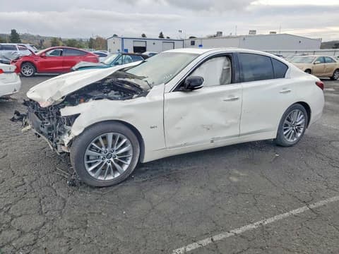 2018 Infiniti Q50, VIN JN1EV7AP1JM357583. Фото 1 з 6 з аукціону Copart. Каталог авто зі США OpenDataCar.