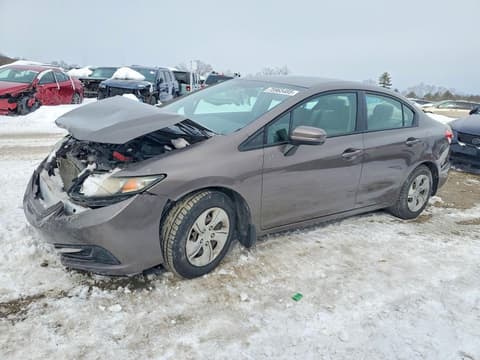 2014 Honda Civic, VIN 2HGFB2F56EH522798. Фото 1 з 6 з аукціону Copart. Каталог авто зі США OpenDataCar.