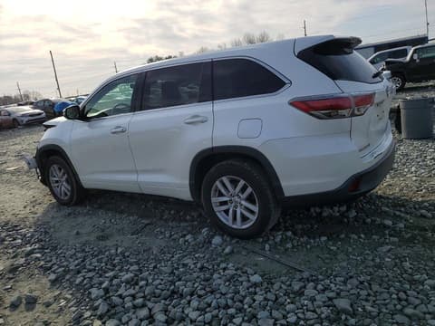 2015 Toyota Highlander, VIN 5TDZARFH5FS011863. Фото 2 з 6 з аукціону Copart. Каталог авто зі США OpenDataCar.