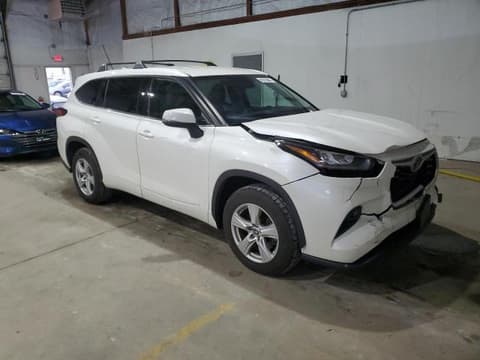 2020 Toyota Highlander, VIN 5TDZZRAHXLS001549. Photo 4 of 6 from Copart auction. OpenDataCar US salvage catalog.