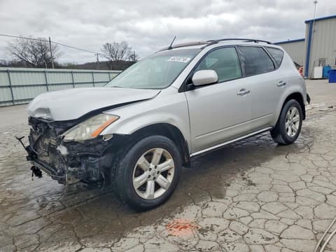 2007 Nissan Murano, VIN JN8AZ08T07W524639. Фото 1 з 6 з аукціону Copart. Каталог авто зі США OpenDataCar.