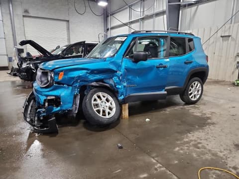 2021 Jeep Renegade, VIN ZACNJDAB7MPM11614. Фото 1 з 6 з аукціону Copart. Каталог авто зі США OpenDataCar.