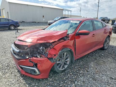 2019 Honda Civic, VIN 19XFC1F3XKE017374. Фото 1 з 6 з аукціону Copart. Каталог авто зі США OpenDataCar.