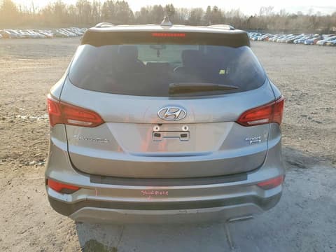 2017 Hyundai Santa Fe, VIN 5NMZUDLB9HH003006. Фото 6 из 6 с аукциона Copart. Каталог авто из США OpenDataCar.