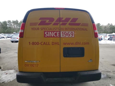 2019 Chevrolet Express 2500, VIN 1GCWGAFP7K1338105. Фото 6 з 6 з аукціону Copart. Каталог авто зі США OpenDataCar.