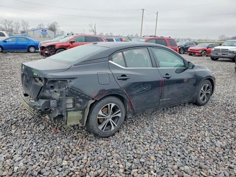 2020 Nissan Sentra, VIN 3N1AB8CV0LY253563. Фото 3 з 6 з аукціону Copart. Каталог авто зі США OpenDataCar.