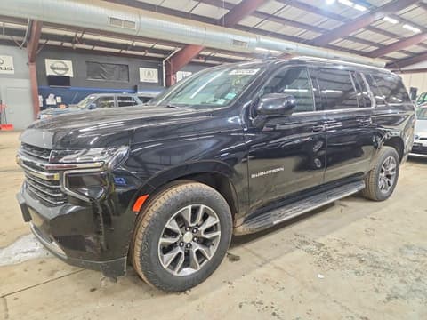 2021 Chevrolet Suburban, VIN 1GNSKCKDXMR474177. Photo 1 of 6 from Copart auction. OpenDataCar US salvage catalog.