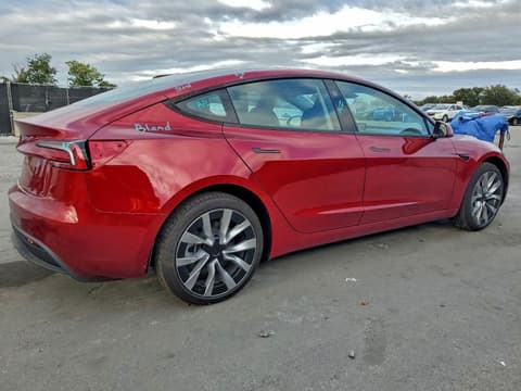 2025 Tesla Model 3, VIN 5YJ3E1EA0SF048513. Фото 3 з 6 з аукціону Copart. Каталог авто зі США OpenDataCar.