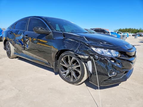 2019 Honda Civic, VIN 19XFC2F82KE002692. Фото 4 з 6 з аукціону Copart. Каталог авто зі США OpenDataCar.