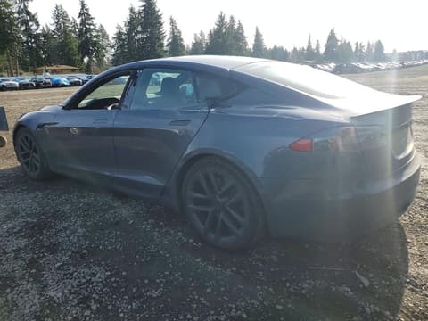 2021 Tesla Model S, VIN 5YJSA1E6XMF433695. Фото 2 из 6 с аукциона Copart. Каталог авто из США OpenDataCar.