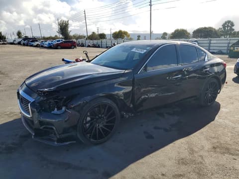 2018 Infiniti Q50, VIN JN1EV7AP5JM352841. Фото 1 з 6 з аукціону Copart. Каталог авто зі США OpenDataCar.