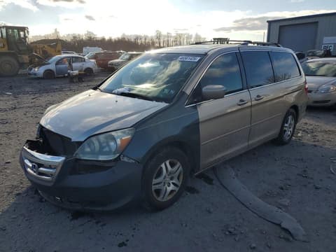 2005 Honda Odyssey, VIN 5FNRL38655B421407. Фото 1 з 6 з аукціону Copart. Каталог авто зі США OpenDataCar.