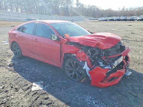 2021 Honda Civic, VIN 2HGFC2F81MH518695. Zdjęcie 4 z 6 z aukcji Copart. Katalog aut z USA OpenDataCar.
