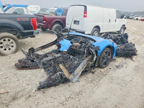 2021 Chevrolet Corvette Stingray, VIN 1G1YB3D44M5114158. Фото 3 з 6 з аукціону Copart. Каталог авто зі США OpenDataCar.