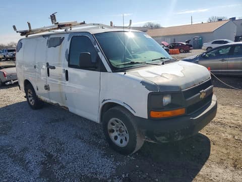 2010 Chevrolet Express 1500, VIN 1GCUGADX0A1173135. Фото 4 з 6 з аукціону Copart. Каталог авто зі США OpenDataCar.