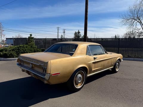 1968 Ford Mustang, VIN 8R01C151303. Фото 4 з 6 з аукціону Copart. Каталог авто зі США OpenDataCar.
