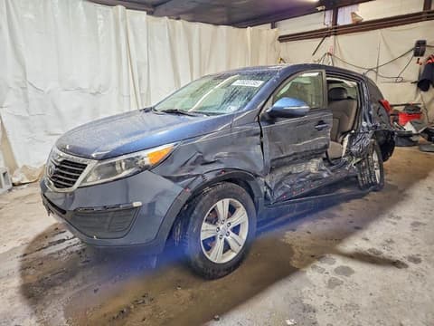 2013 Kia Sportage, VIN KNDPB3A28D7442838. Photo 1 of 6 from Copart auction. OpenDataCar US salvage catalog.