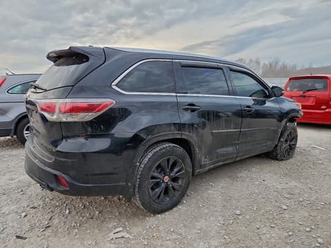 2015 Toyota Highlander, VIN 5TDJKRFH6FS126563. Фото 3 з 6 з аукціону Copart. Каталог авто зі США OpenDataCar.